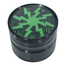 FlashFusion Herb Mill Grinder - 4 Piece Green 63mm | Dry Herb Vaporiser Accessories | VapourOxide Australia
