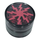 FlashFusion Herb Mill Grinder - 4 Piece Red 63mm | Dry Herb Vaporiser Accessories | VapourOxide Australia