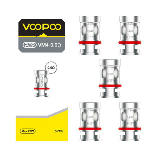 V Suit PnP Coils VM4 0.6ohm | VooPoo - Replaceable Vape Coils