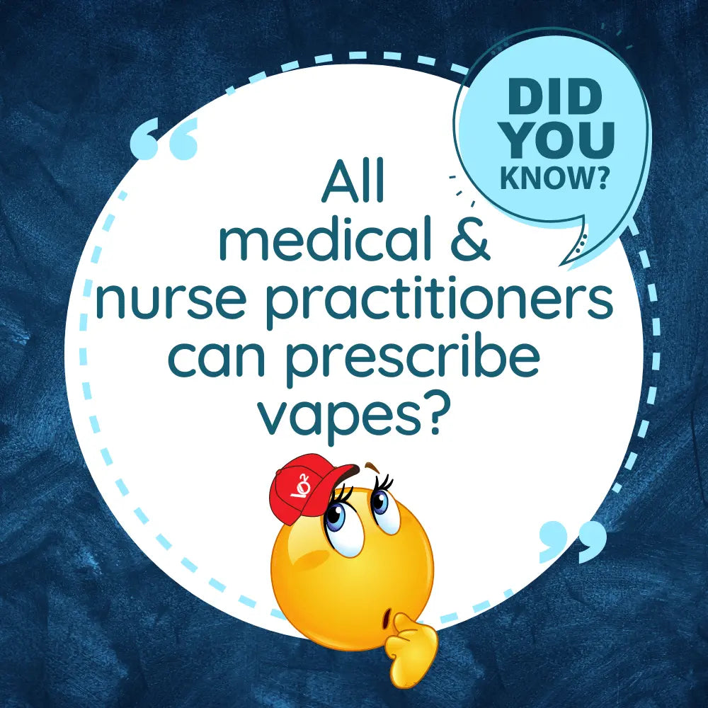 Did you know? All medical & nurse practitioners can prescribe vapes? | VapourOxide Australia | Vape education