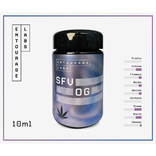 SFV OG 10ml | Strain Profile | Entourage Labs | Terpenes | VapourOxide Australia