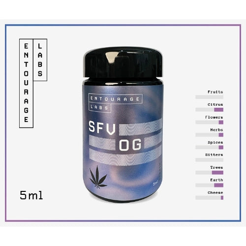 SFV OG 5ml | Strain Profile | Entourage Labs | Terpenes | VapourOxide Australia