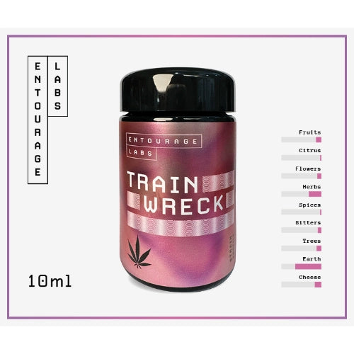Train Wreck 10ml | Strain Profile | Entourage Labs | Terpenes | VapourOxide Australia