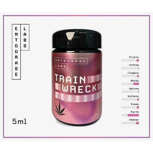 Train Wreck 5ml | Strain Profile | Entourage Labs | Terpenes | VapourOxide Australia