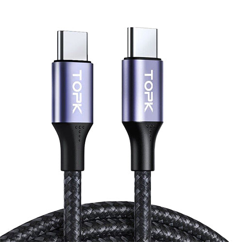 AC10 Type-C to Type-C 100W Cable | TOPK | Batteries and Chargers | VapourOxide Australia
