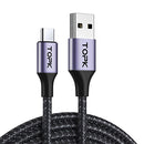 AN10 Type-C Charge n Sync Cable | TOPK | Batteries and Chargers | VapourOxide Australia