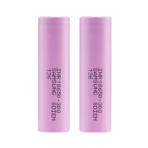 2 x 18650 (Double) 3000mAh Vape Battery 30Q | Samsung | VapourOxide Australia