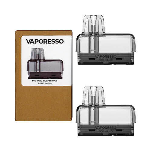 Vaporesso ECO Nano Pods 0.8ohm Mesh | Replacement Vape Pods | VapourOxide Australia