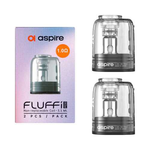 Fluffi Replacement Pods 1.0ohm | Aspire - Replacement Vape Pods