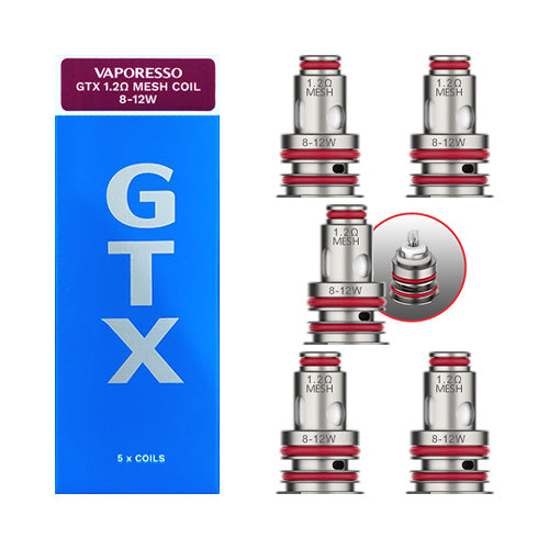 GTX Coils 1.2ohm Mesh | Vaporesso | VapourOxide Australia