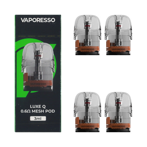 Luxe Q Replacement Pods 3ml 0.6ohm | Vaporesso - Replacement Vape Pods