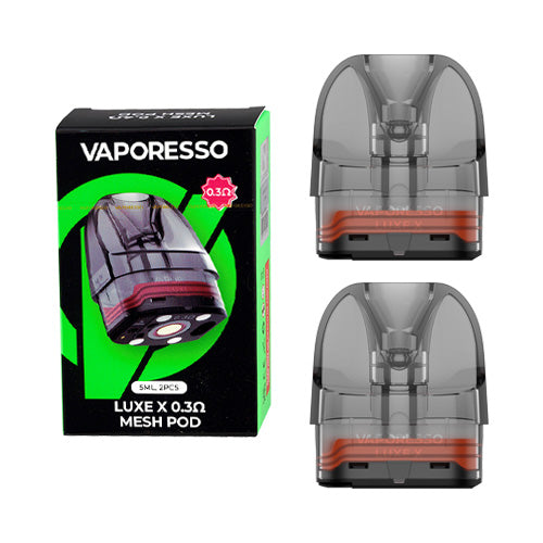 Luxe X Replacement Pods 0.3ohm | Vaporesso - Replacement Vape Pods