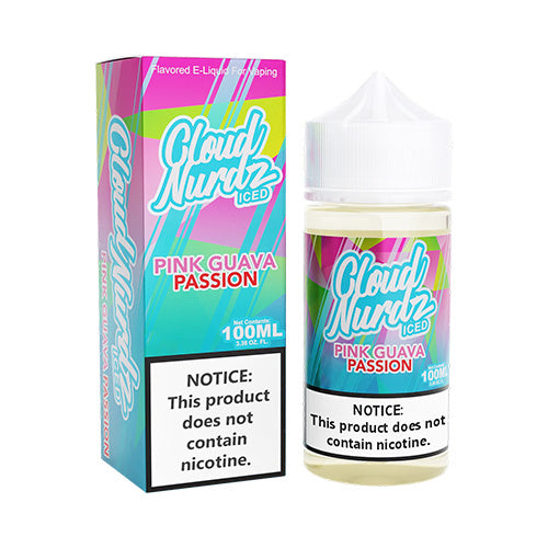 Pink Guava Passion Iced Vape E-Liquid | Cloud Nurdz | VapourOxide Australia