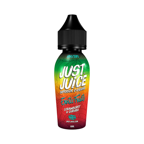 Strawberry & Curuba Vape E-Liquid | Just Juice Exotic Fruits | VapourOxide Australia