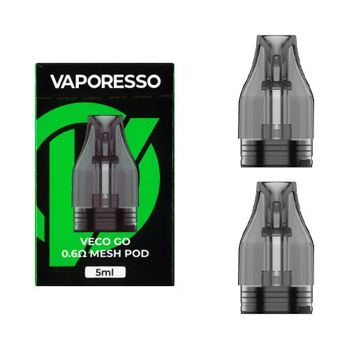Vaporesso Veco GO Pods 0.6ohm | Replacement Vape Pods | VapourOxide Australia