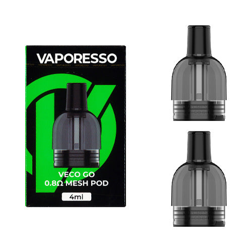 Vaporesso Veco GO Pods 0.8ohm | Replacement Vape Pods | VapourOxide Australia