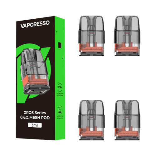 XROS 3ml Series Replacement Pods 0.6ohm 4pack | Vaporesso | VapourOxide Australia