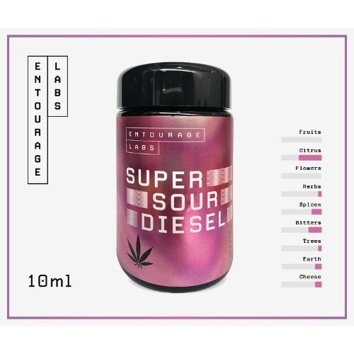 Super Sour Diesel 10ml | Strain Profile | Entourage Labs | Terpenes | VapourOxide Australia