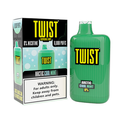 Twist 6000 Puff Disposable Pod Vape Arctic Cool Mint | VapourOxide Australia