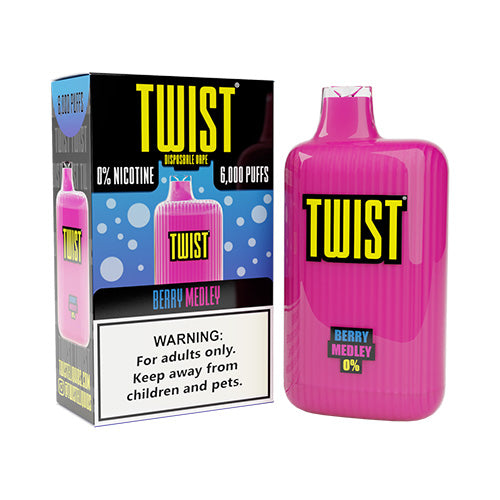 Twist 6000 Puff Disposable Pod Vape Berry Medley | VapourOxide Australia