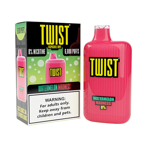 Twist 6000 Puff Disposable Pod Vape Watermelon Madness | VapourOxide Australia