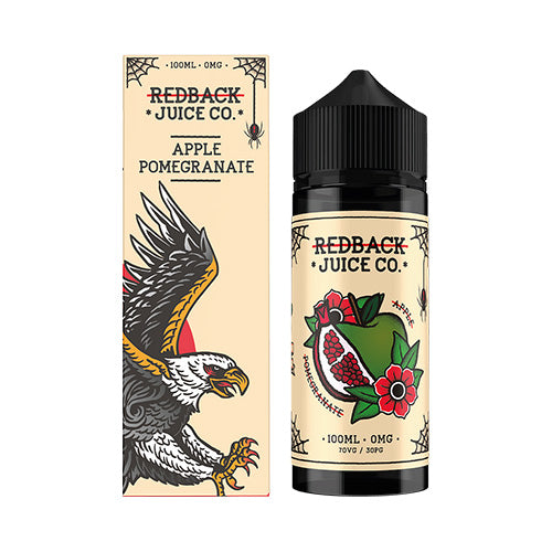 Apple & Pomegranate Vape E-Liquid | Redback Juice Co. | Apple & Pomegranate | VapourOxide Australia
