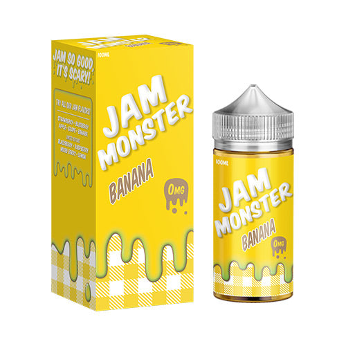 Banana Vape E-Liquid | Jam Monster | VapourOxide Australia