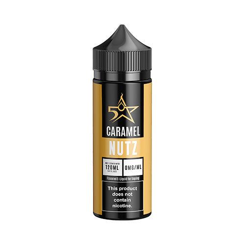Caramel Nutz Vape E-Liquid | Five Star Juice | VapourOxide Australia