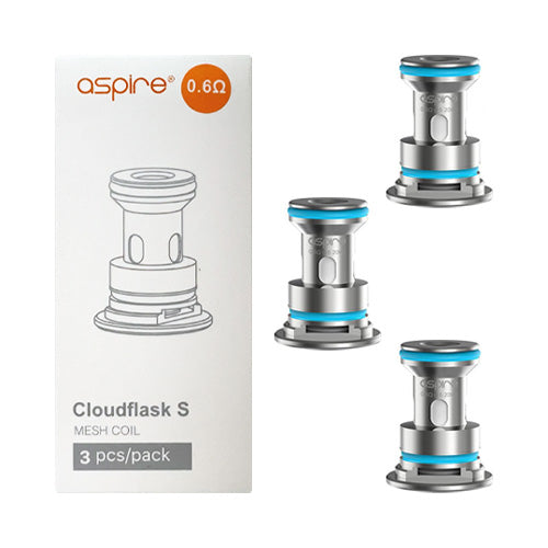 Cloudflask S Coils 0.6ohm | Aspire | VapourOxide Australia