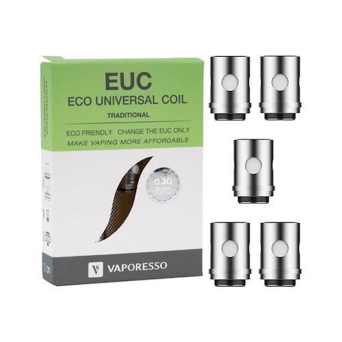 EUC Vape Replacement Coils 0.3 ohm Traditional | Vaporesso | VapourOxide Australia