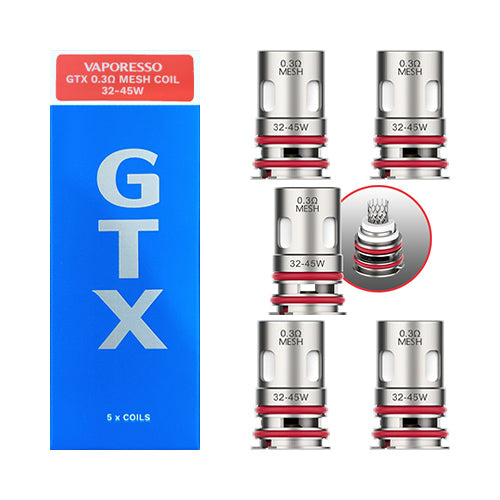 GTX Coils 0.3ohm V2 | Vaporesso | VapourOxide Australia