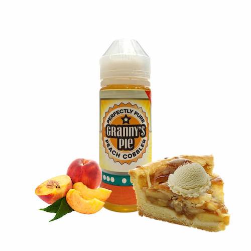 Peach Cobbler Vape Eliquid 120ml | Granny's Pie | VapourOxide Australia