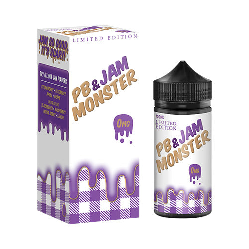 Grape Vape E-Liquid | PB & Jam Monster | VapourOxide Australia