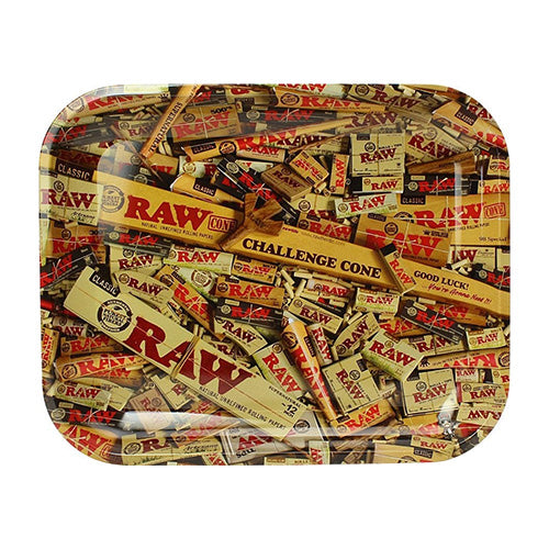 Large Rolling Trays RAW Papers | VapourOxide