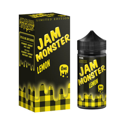 Lemon Vape E-Liquid | Jam Monster | VapourOxide Australia