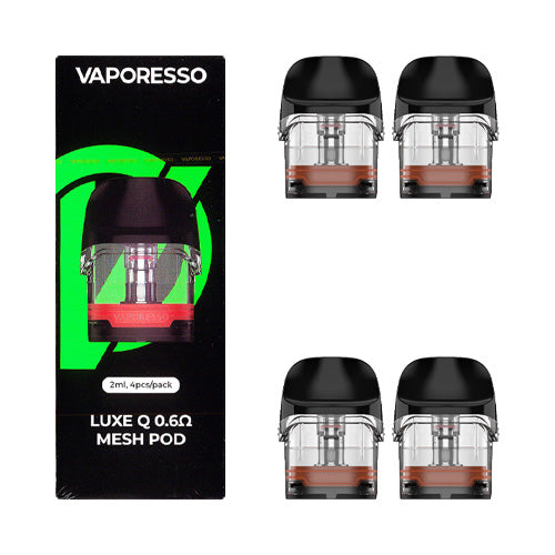 Luxe Q Replacement Pods 0.6ohm | Vaporesso - Replacement Vape Pods | VapourOxide Australia