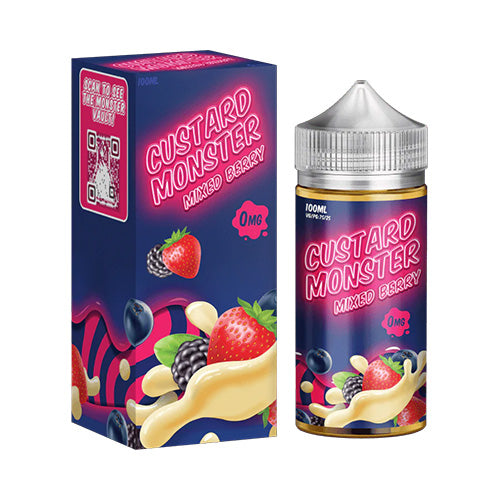 Mixed Berry Vape E-Liquid | Custard Monster | VapourOxide Australia