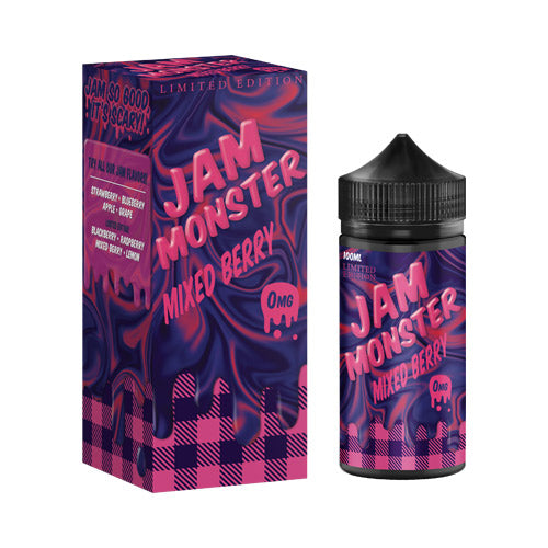 Mixed Berry Vape E-Liquid | Jam Monster | VapourOxide Australia