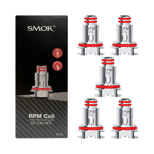 RPM Coils DC 0.8ohm MTL | SMOK - Replaceable Vape Coils | VapourOxide Australia