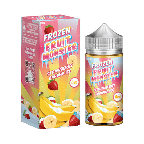 Strawberry Banana Ice Vape E-Liquid | Frozen Fruit Monster | VapourOxide Australia