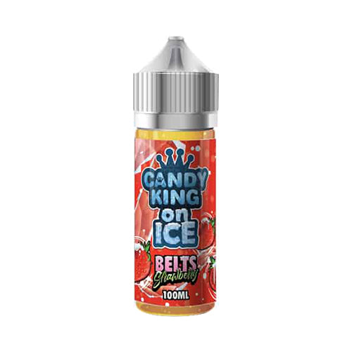 Strawberry Belts Vape E-Liquid | Candy King On Ice | VapourOxide Australia
