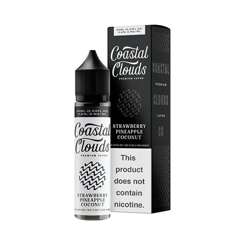 Strawberry Pineapple Coconut Vape E-Liquid | Coastal Clouds | VapourOxide Australia