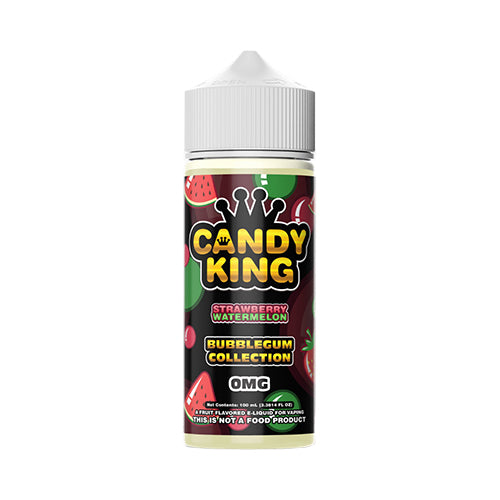 Strawberry Watermelon Vape E-Liquid | Candy King Bubblegum Collection | VapourOxide Australia