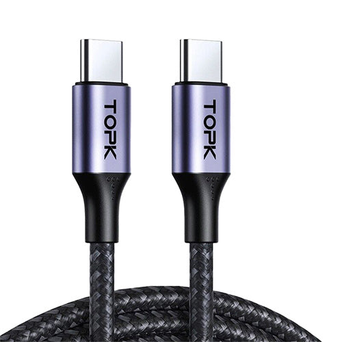 AC10 Type-C to Type-C 60W Cable | TOPK | Batteries and Chargers | VapourOxide Australia
