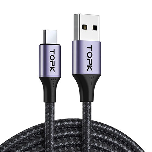 AN10 Type-C Charge n Sync Cable | TOPK | Batteries and Chargers | VapourOxide Australia