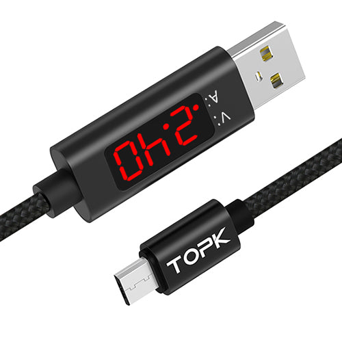 LCD Display Micro USB Cable | TOPK - Vape Batteries and Chargers