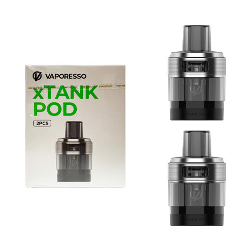 XTank Replacement Pods Silver | Vaporesso - Replacement Vape Pods | VapourOxide Australia