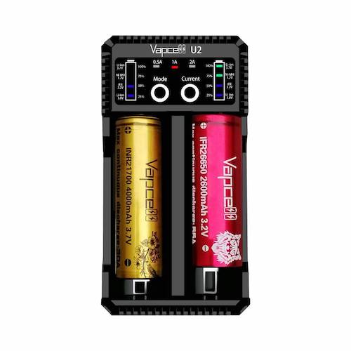 U2 Vape Battery Charger | Vapcell | VapourOxide Australia