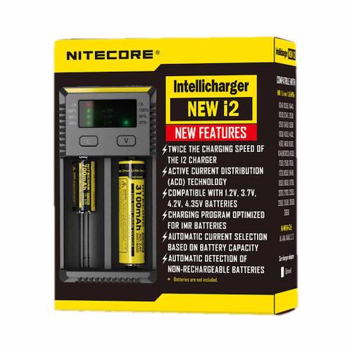 I2 IntelliCharger Vape Batteries | Nitecore | VapourOxide Australia