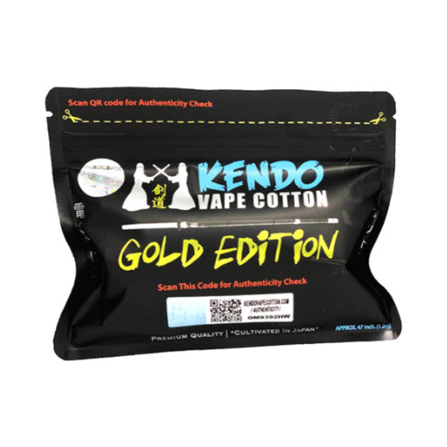 Gold Edition Vape Cotton 1.2m | Kendo | VapourOxide Australia